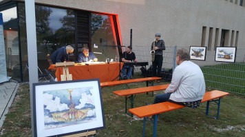 Musik im Garten des Bürgerhauses