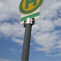 Haltestelle für den Schulbus