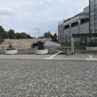 Blick in die neue Bahnüberführung von der Nordseite