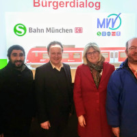 v.l.n.r.: Omid Atai, Robert Niedergesäß,Michaela Tonollo, Markus Brennhäußer