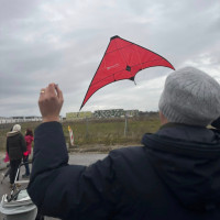 Perfekte Wind fürs Drachen steigen lassen ...