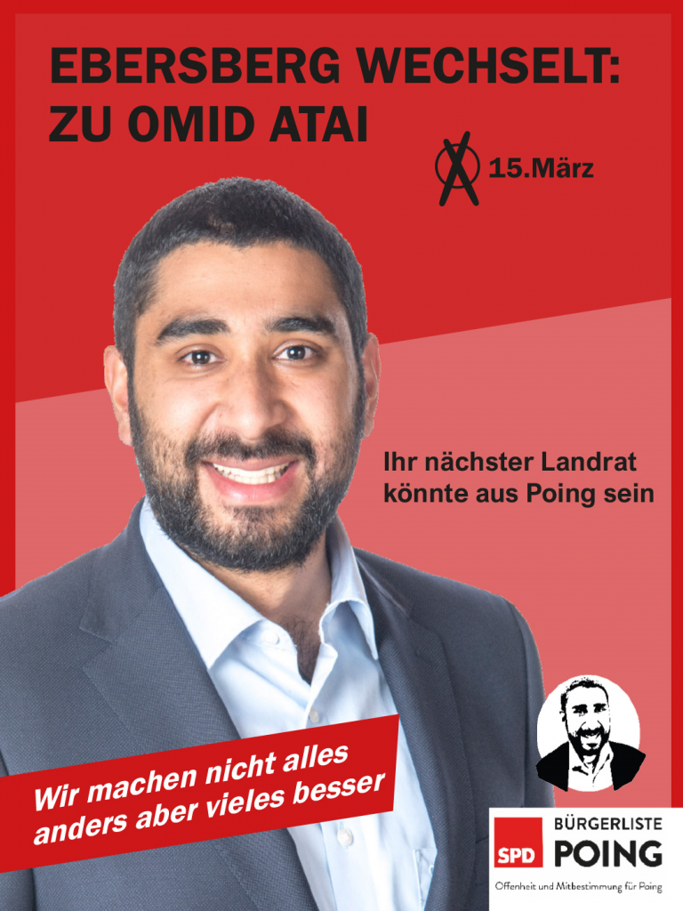 Landratskandidat Omid Atai