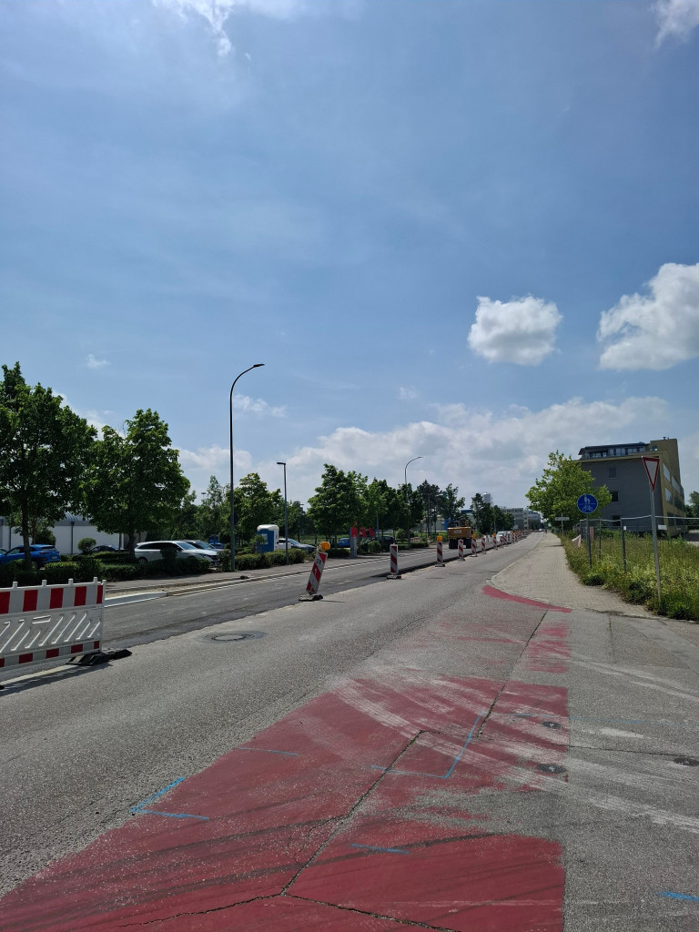 Auch der neue Radweg an der Gruber Straße wird Teil des neuen Radschnellwegs sein.
