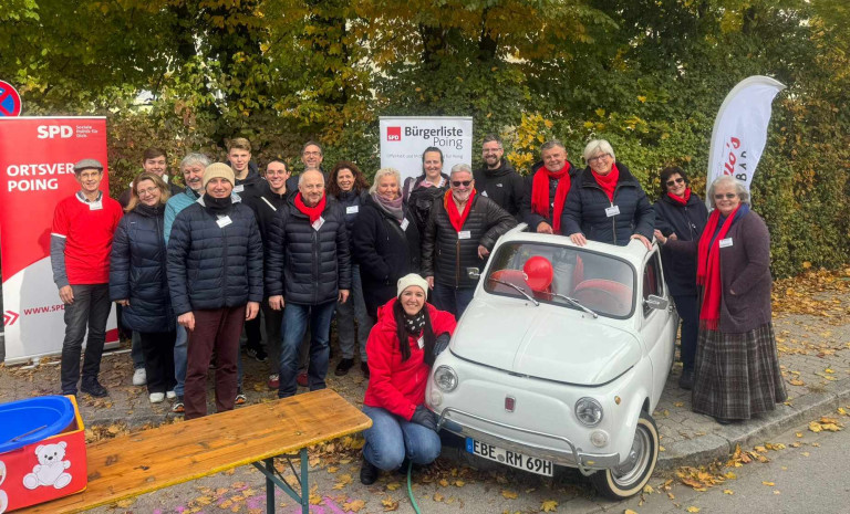 SPD Bürgerliste Poing beim Poinger Marktsonntag am 19. Oktober 2025