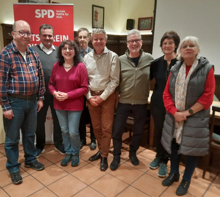 Der neue Ortsvereinsvorstand der SPD-Poing