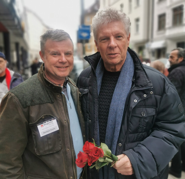 Reinhard Tonollo und Dieter Reiter hatten sich in München verabredet