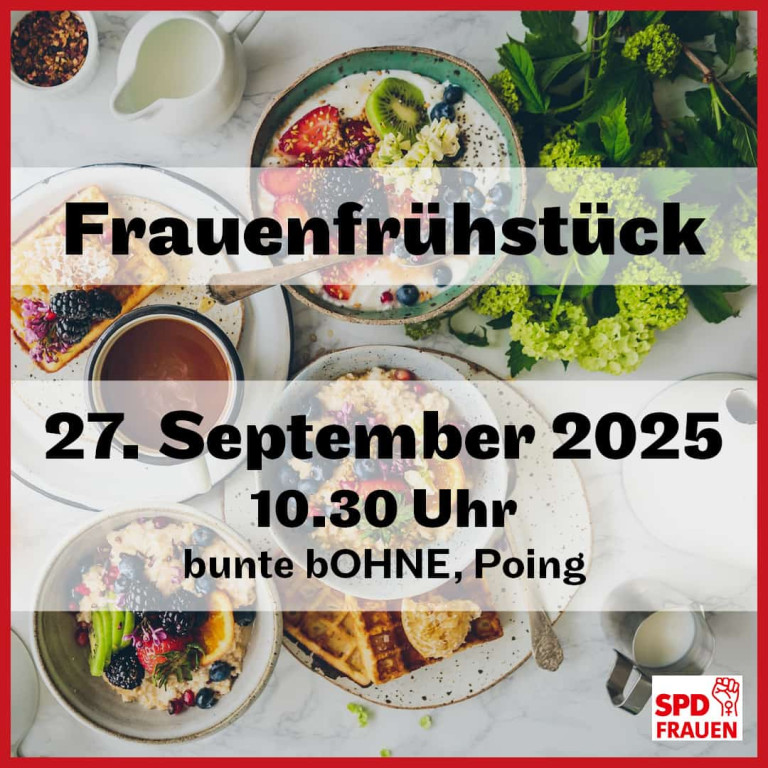 Frauenfrühstück der SPD-Frauen aus Poing und Pliening